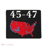 45 47 Trump Election Map 2024 Mousepad thumb 0