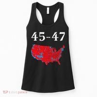 45 47 Trump Election Map 2024 Women's Tank Top thumb 0
