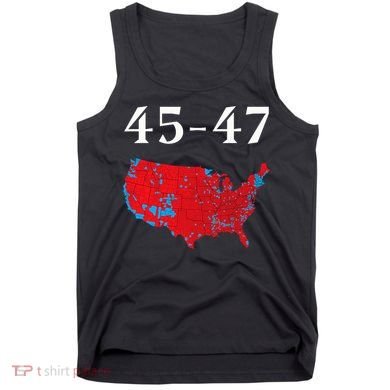 45 47 Trump Election Map 2024 Tank Top