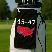 45 47 Trump Election Map 2024 Golf Towel thumb 2