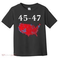 45 47 Trump Election Map 2024 Toddler T-Shirt thumb 0