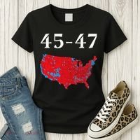 45 47 Trump Election Map 2024 Women's T-Shirt thumb 3