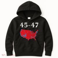 45 47 Trump Election Map 2024 Kids Hoodie thumb 0