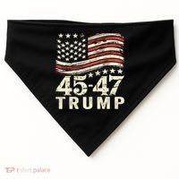 45 47 Usa Flag Trump Inauguration Day 2025 USA-Made Doggie Bandana thumb 0