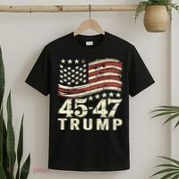 45 47 Usa Flag Trump Inauguration Day 2025 T-Shirt thumb 2