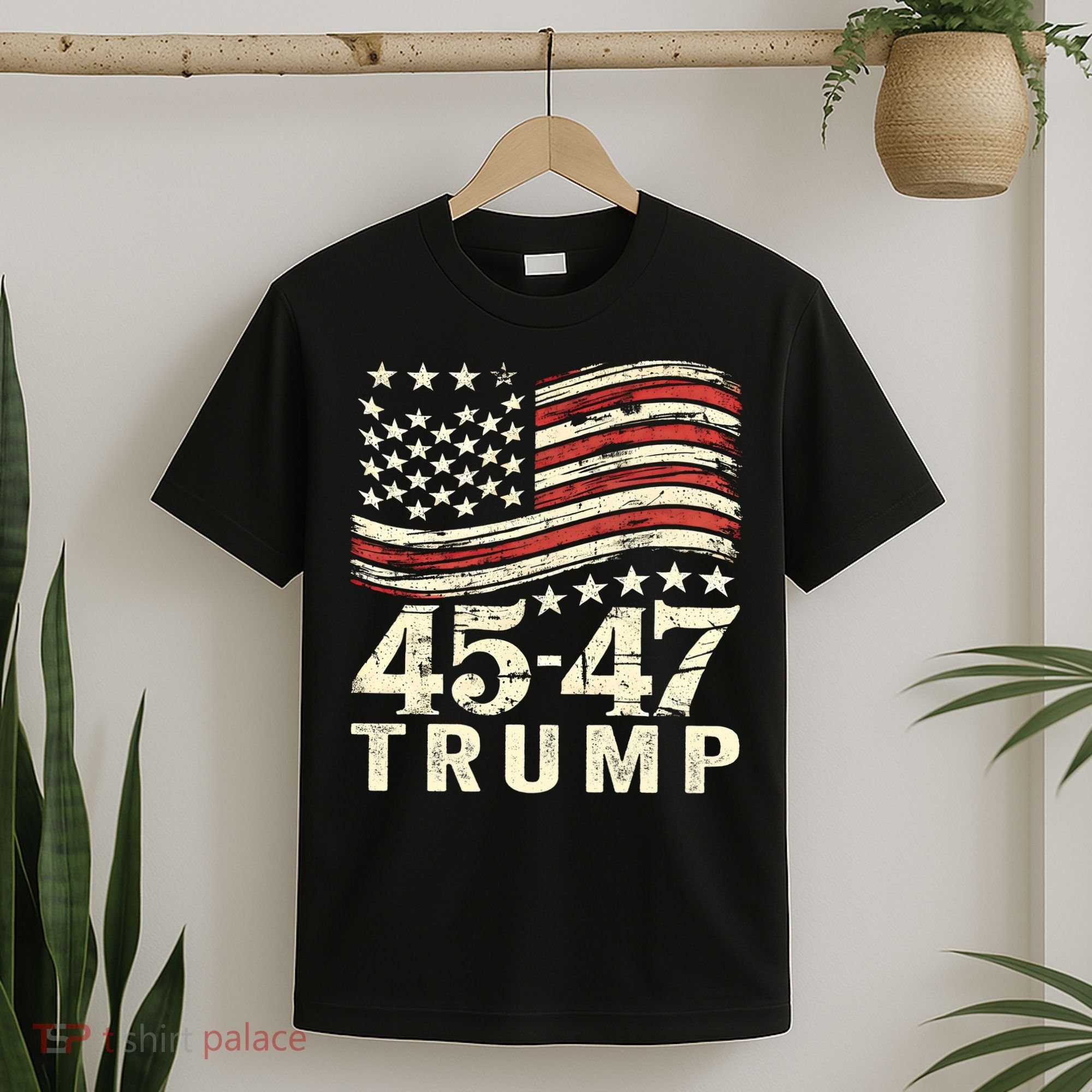 45 47 Usa Flag Trump Inauguration Day 2025 T-Shirt