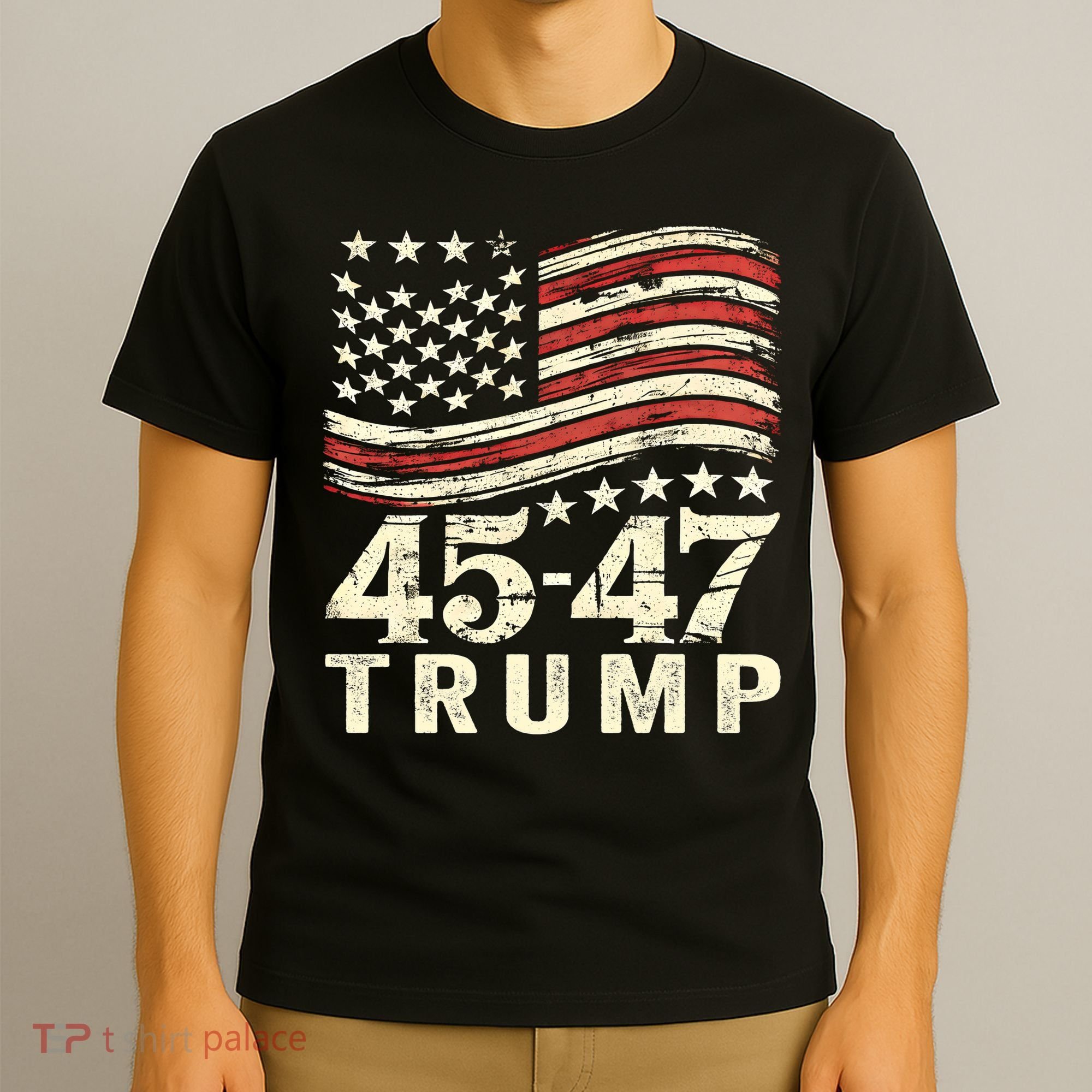 45 47 Usa Flag Trump Inauguration Day 2025 T-Shirt