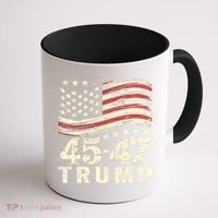 45 47 Usa Flag Trump Inauguration Day 2025 Coffee Mug thumb 1