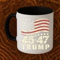45 47 Usa Flag Trump Inauguration Day 2025 Coffee Mug thumb 2