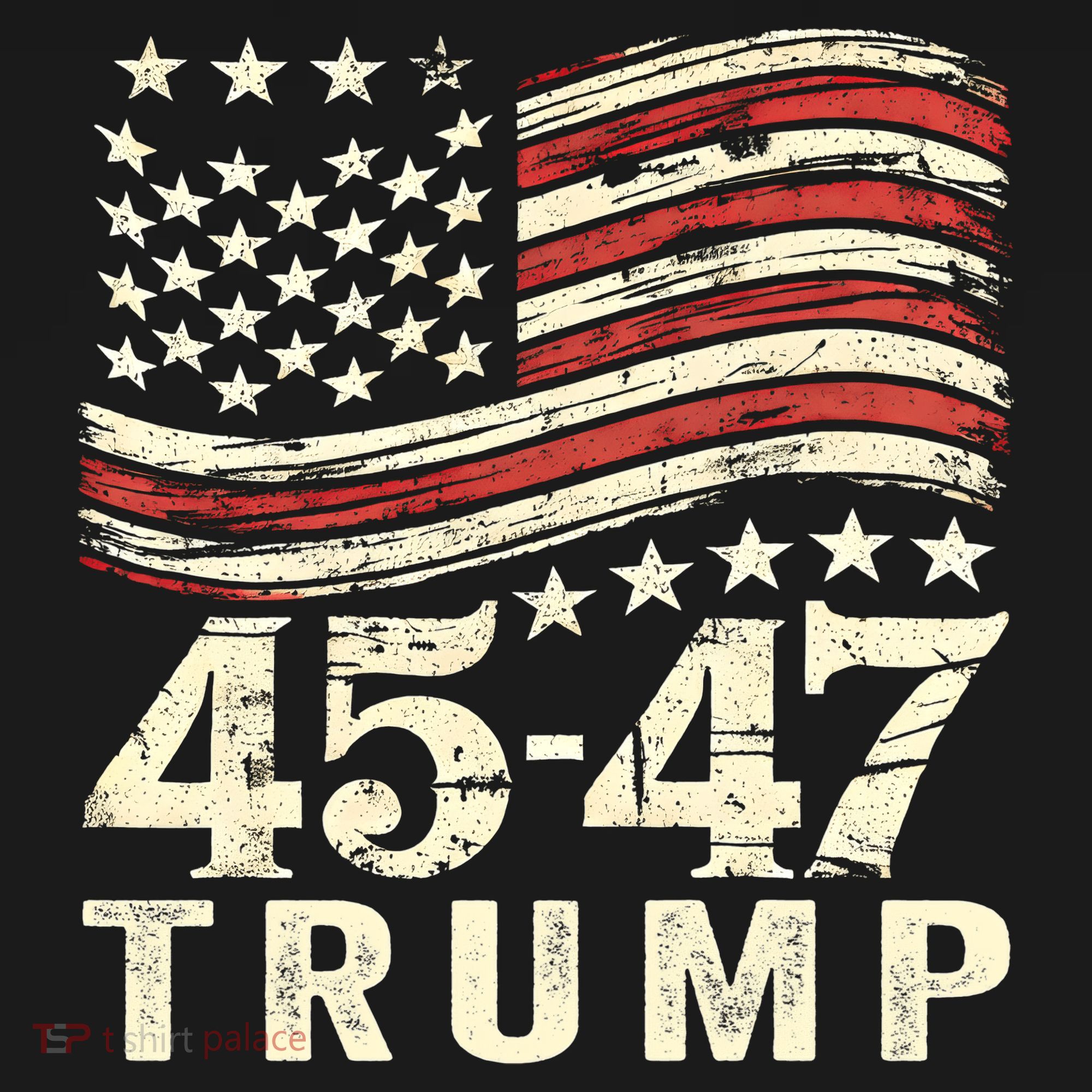 45 47 Usa Flag Trump Inauguration Day 2025 Women's Hoodie