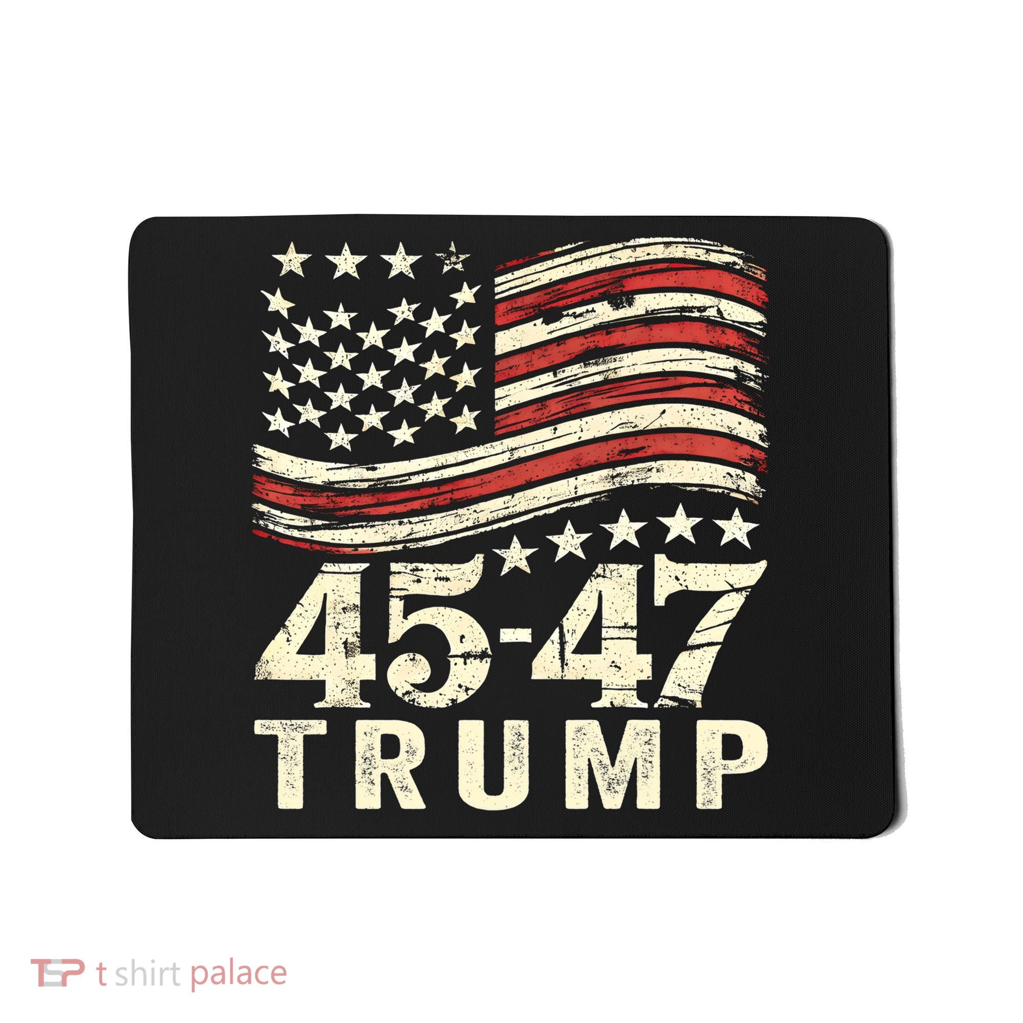 45 47 Usa Flag Trump Inauguration Day 2025 Mousepad