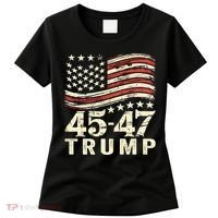 45 47 Usa Flag Trump Inauguration Day 2025 Women's T-Shirt thumb 0