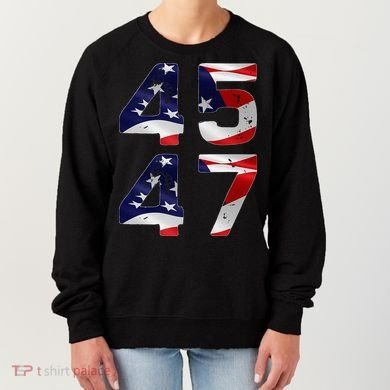 45 47 Usa Flag Women's Sweatshirt