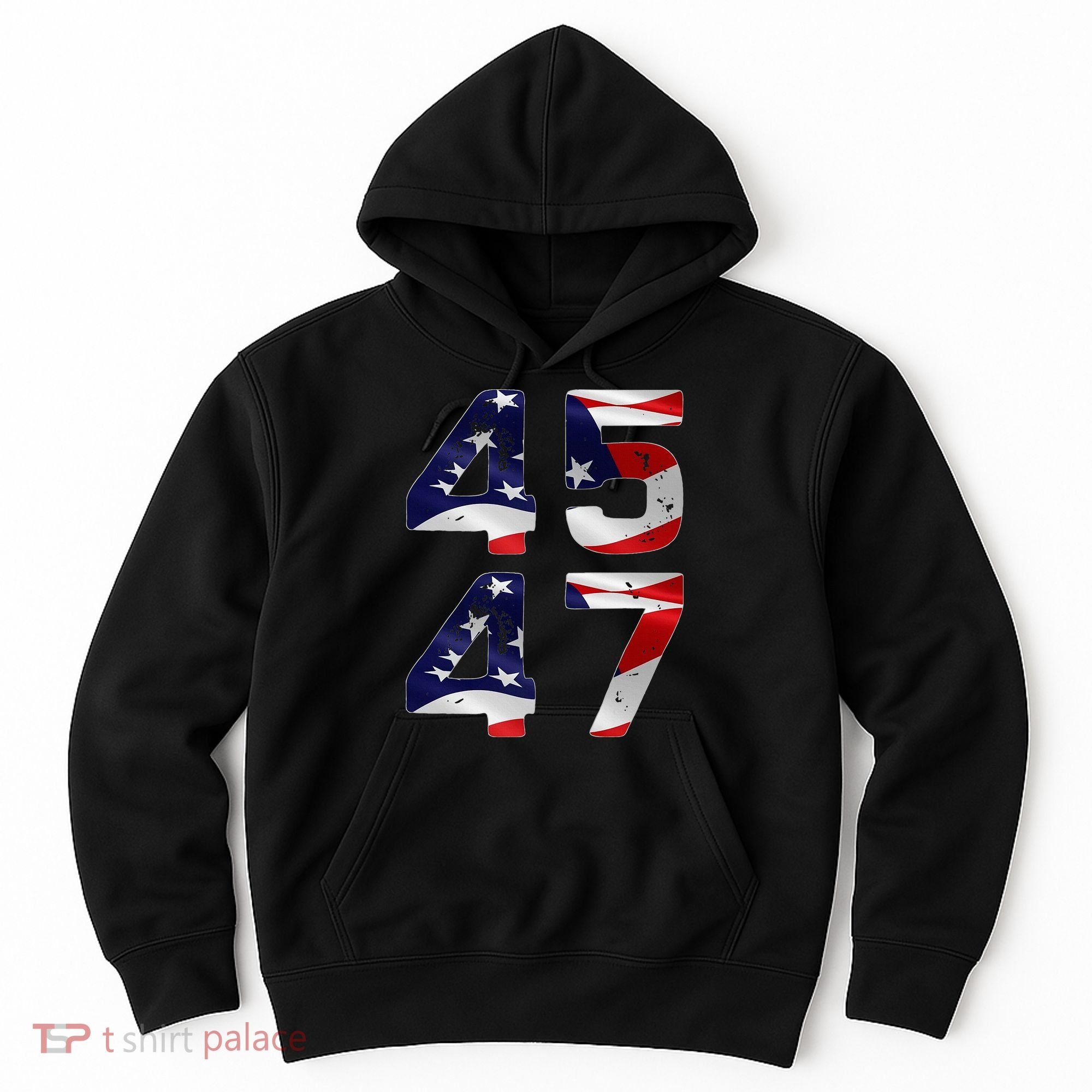 45 47 Usa Flag Hoodie