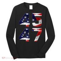 45 47 Usa Flag Long Sleeve Shirt thumb 0