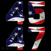 45 47 Usa Flag Long Sleeve Shirt thumb 2