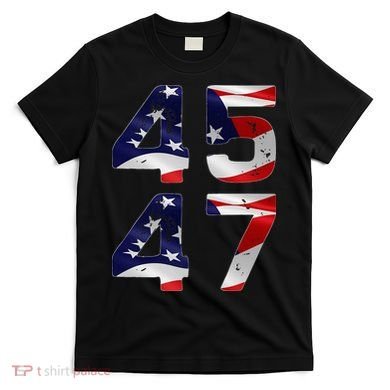 45 47 Usa Flag T-Shirt
