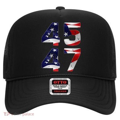 45 47 Usa Flag Hat