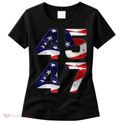 45 47 Usa Flag Women's T-Shirt
