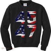 45 47 Usa Flag Kids Sweatshirt thumb 0