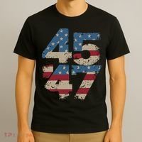 45 47 Vintage American Flag T-Shirt thumb 3