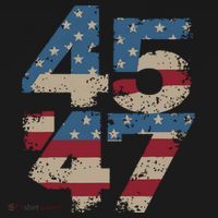 45 47 Vintage American Flag T-Shirt thumb 7