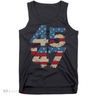 45 47 Vintage American Flag Tank Top