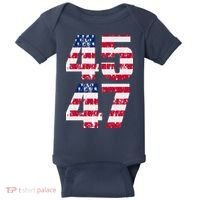 45 47 Trump 2024 Baby Bodysuit thumb 0