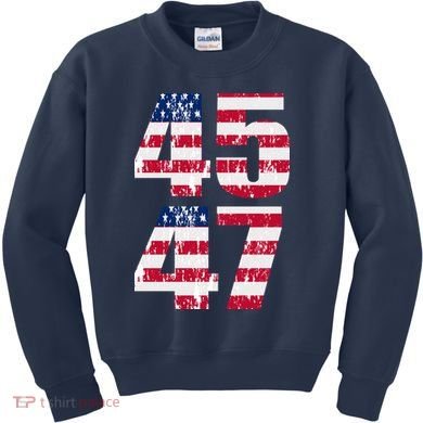 45 47 Trump 2024 Kids Sweatshirt