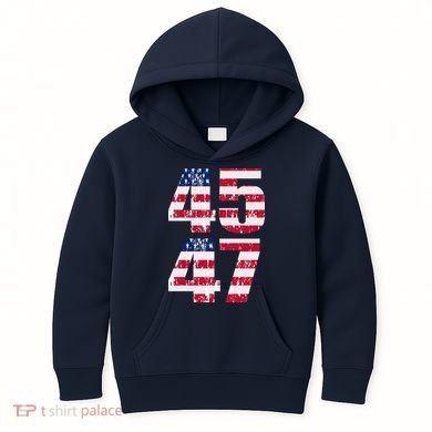 45 47 Trump 2024 Kids Hoodie