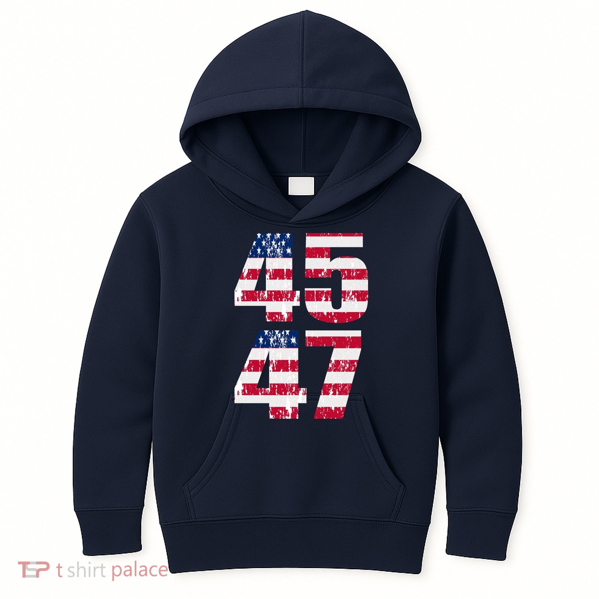 45 47 Trump 2024 Kids Hoodie