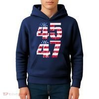 45 47 Trump 2024 Kids Hoodie thumb 4