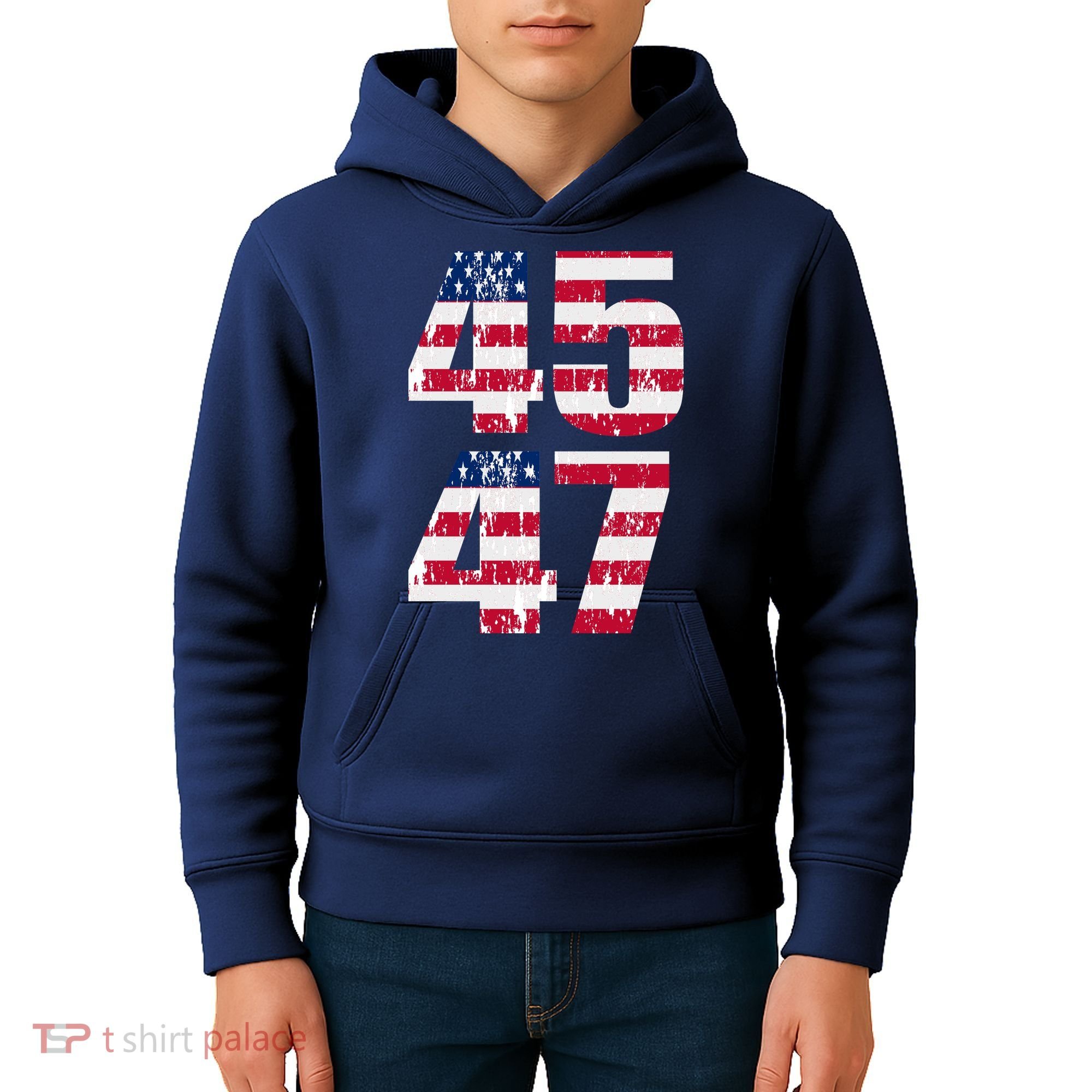 45 47 Trump 2024 Kids Hoodie