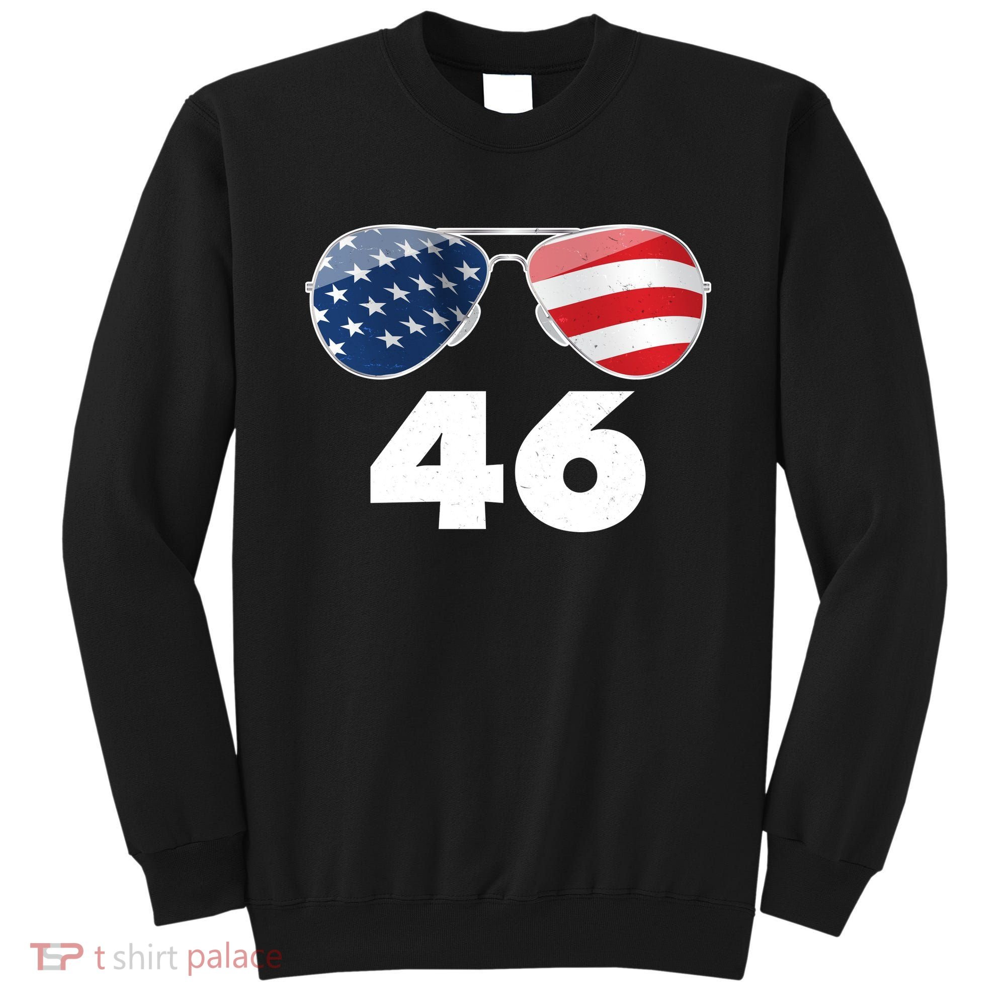46th President Joe Biden Aviators American Flag Sweatshirt