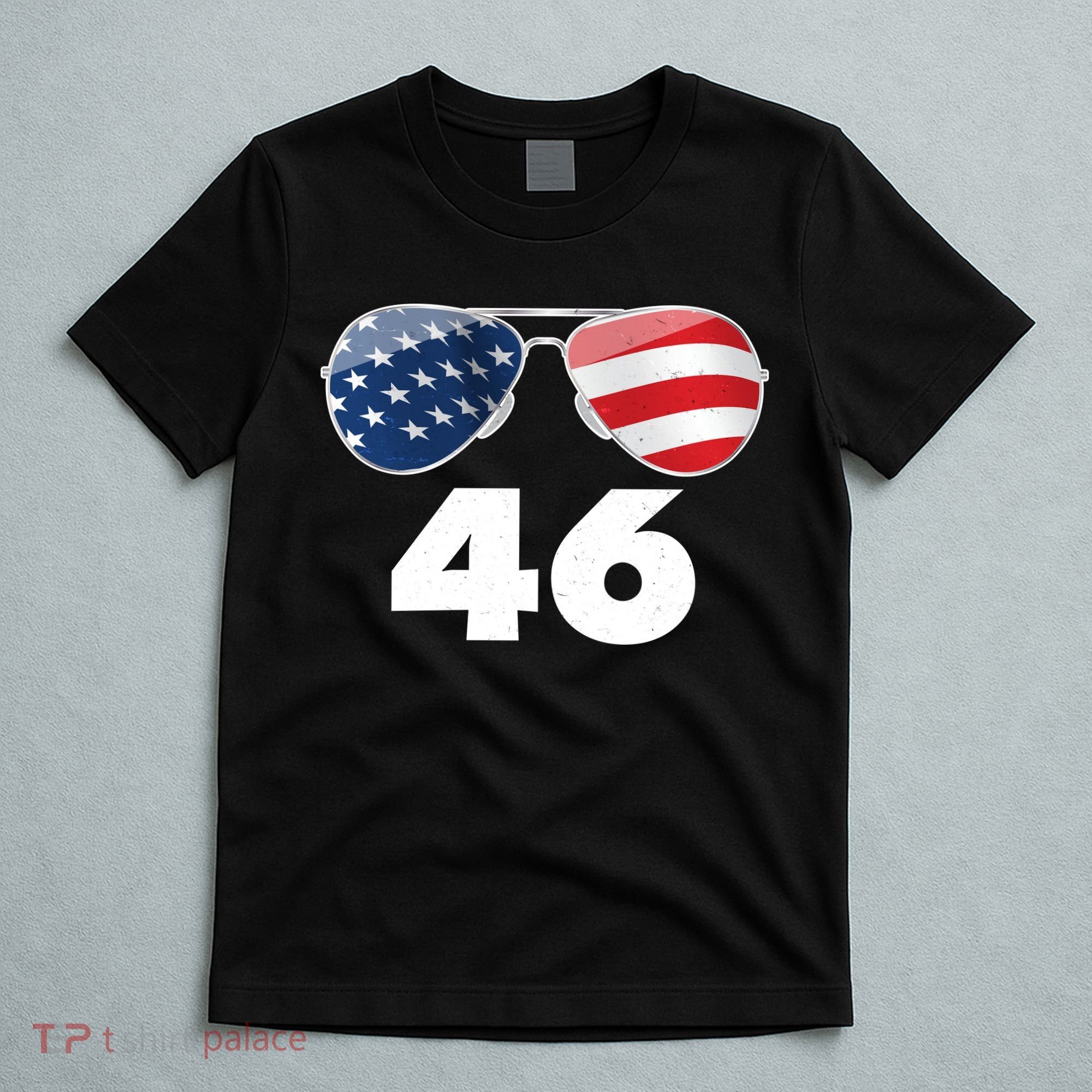 46th President Joe Biden Aviators American Flag T-Shirt