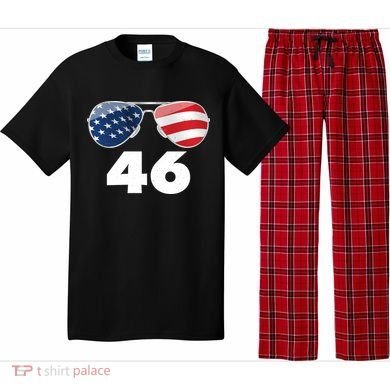 46th President Joe Biden Aviators American Flag Pajama Set