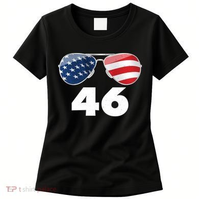 46th President Joe Biden Aviators American Flag Women's T-Shirt