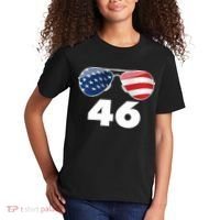 46th President Joe Biden Aviators American Flag Kids T-Shirt thumb 2