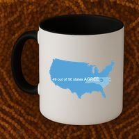 49 Out Of 50 States Agree  Coffee Mug thumb 2