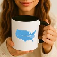 49 Out Of 50 States Agree  Coffee Mug thumb 3