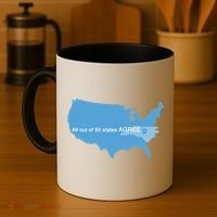 49 Out Of 50 States Agree  Coffee Mug thumb 4