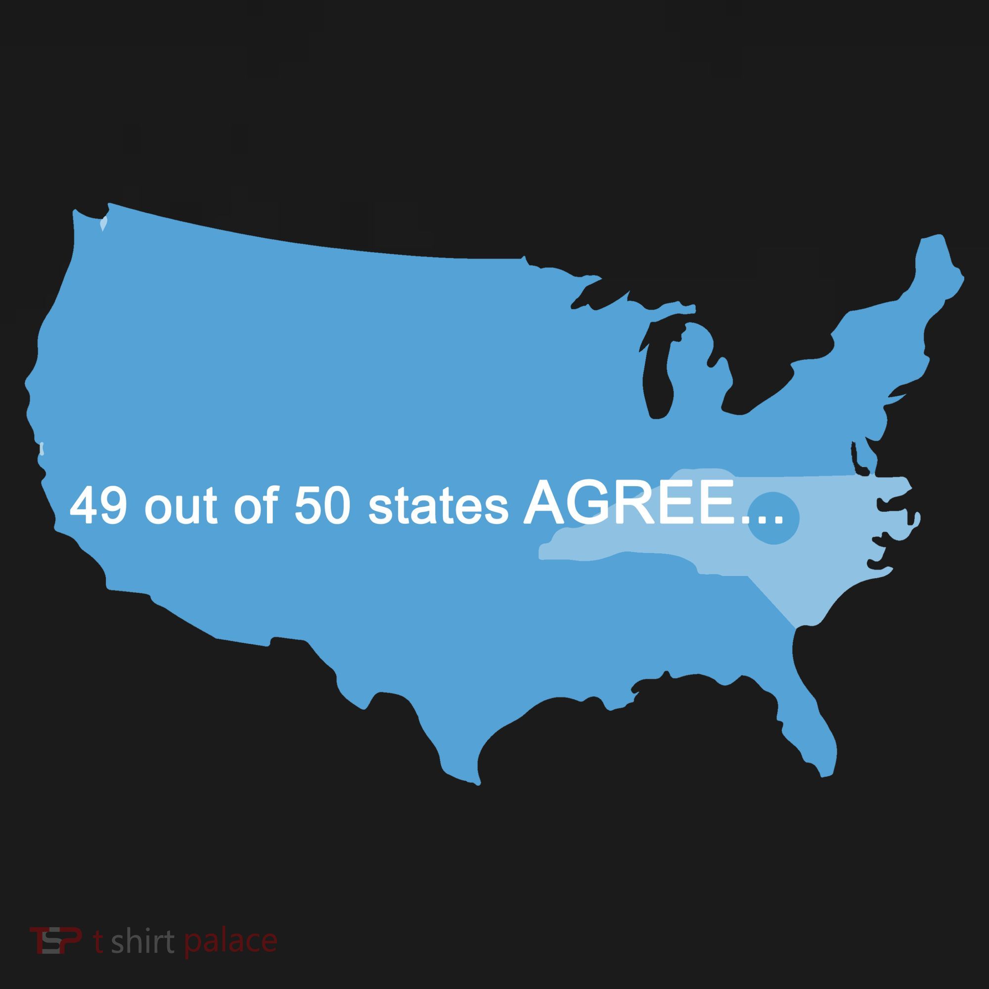49 Out Of 50 States Agree  Baby Bodysuit