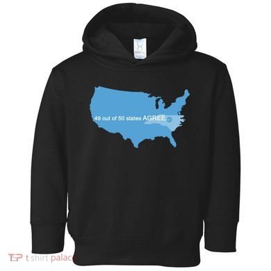 49 Out Of 50 States Agree  Toddler Hoodie