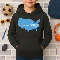 49 Out Of 50 States Agree  Kids Hoodie thumb 2