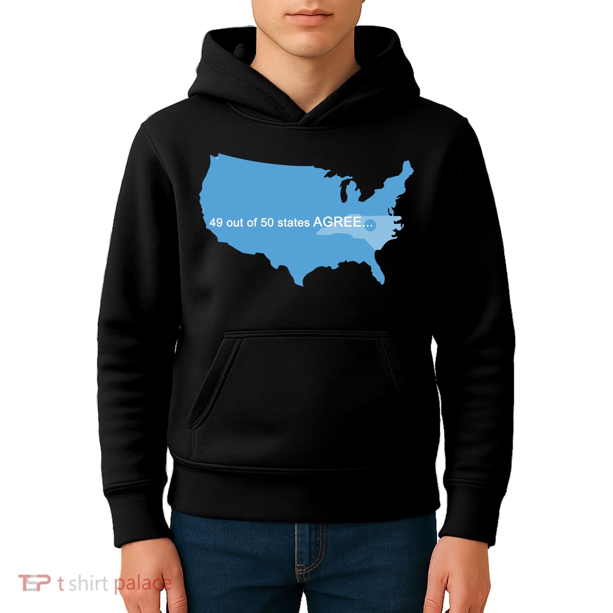 49 Out Of 50 States Agree  Kids Hoodie