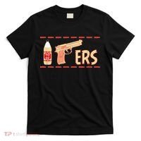 40oz 9MM Pistol Gun Football Season Footbal Fan T-Shirt thumb 0