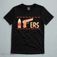 40oz 9MM Pistol Gun Football Season Footbal Fan T-Shirt thumb 5