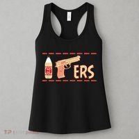 40oz 9MM Pistol Gun Football Season Footbal Fan Women's Tank Top thumb 3