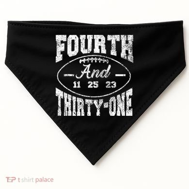 4th And 31 Alabama Fourth And Thirty One Alabama USA-Made Doggie Bandana