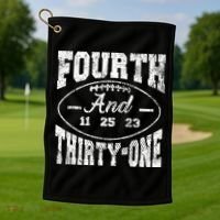 4th And 31 Alabama Fourth And Thirty One Alabama Golf Towel thumb 1